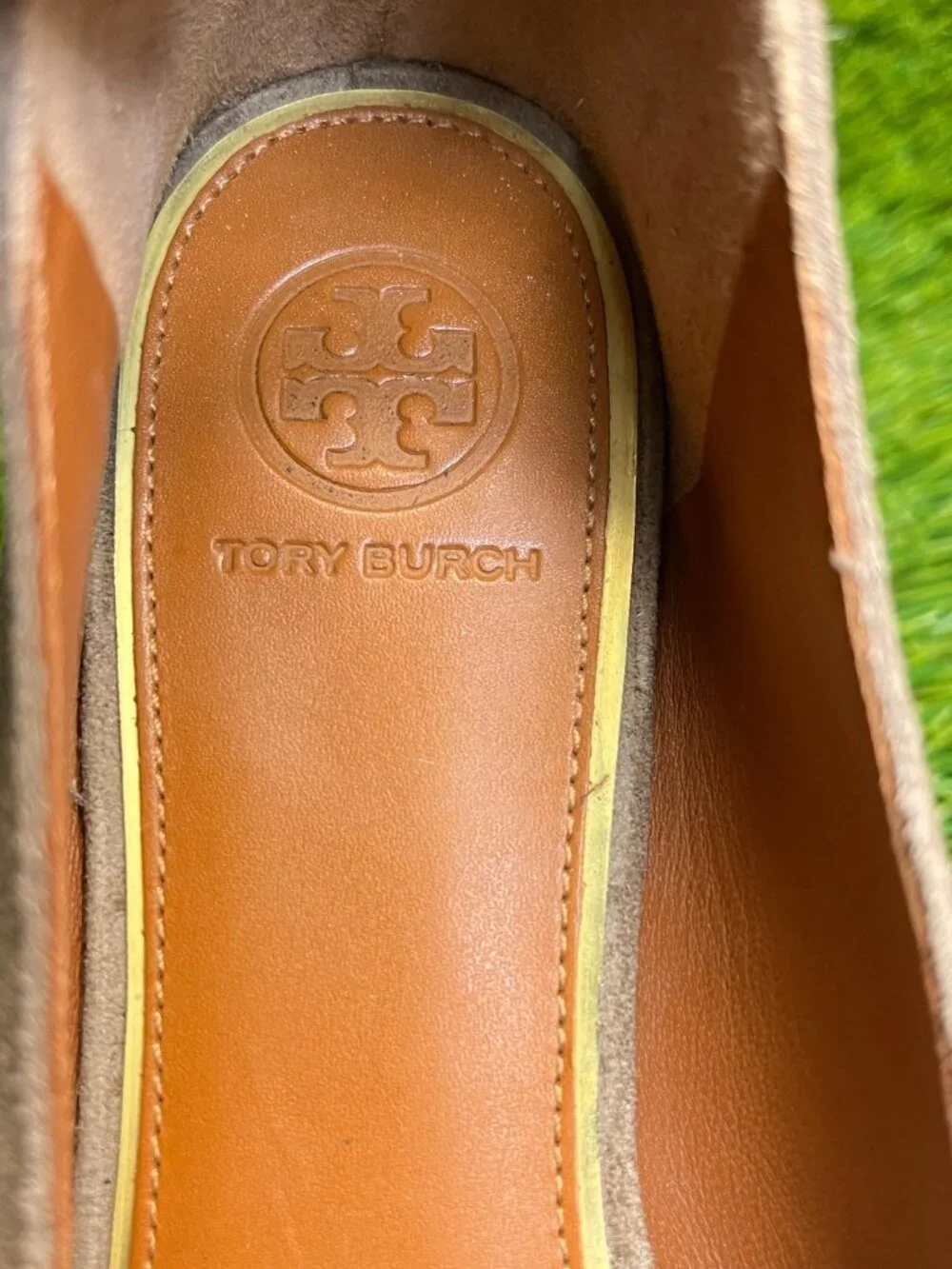 Tory Burch Miller Womens Size 8 Brown Casual Suede Square Toe Loafer Flats Shoes - Picture 8 of 10